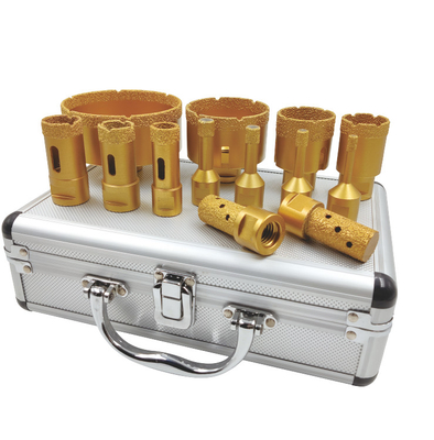 M14 Hole Drill Diamond Opener set Alu portable box package DIY Tool Vavcuum Brazed