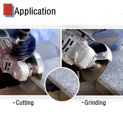 Electroplated 4.5" Diamond Saw Blade Cutting And Grinding 230MM For Stone Marble Ceramic Granite